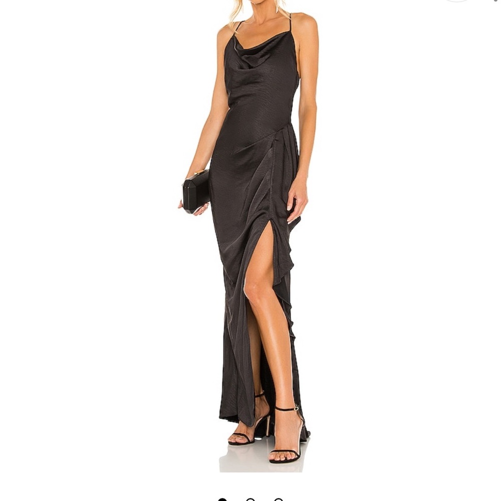 Elliatt black Eliana gown, size medium